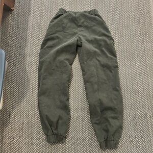 Brandy Melville Dark Green Fleece Joggers